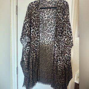 Umgee Leopard Print Kimono